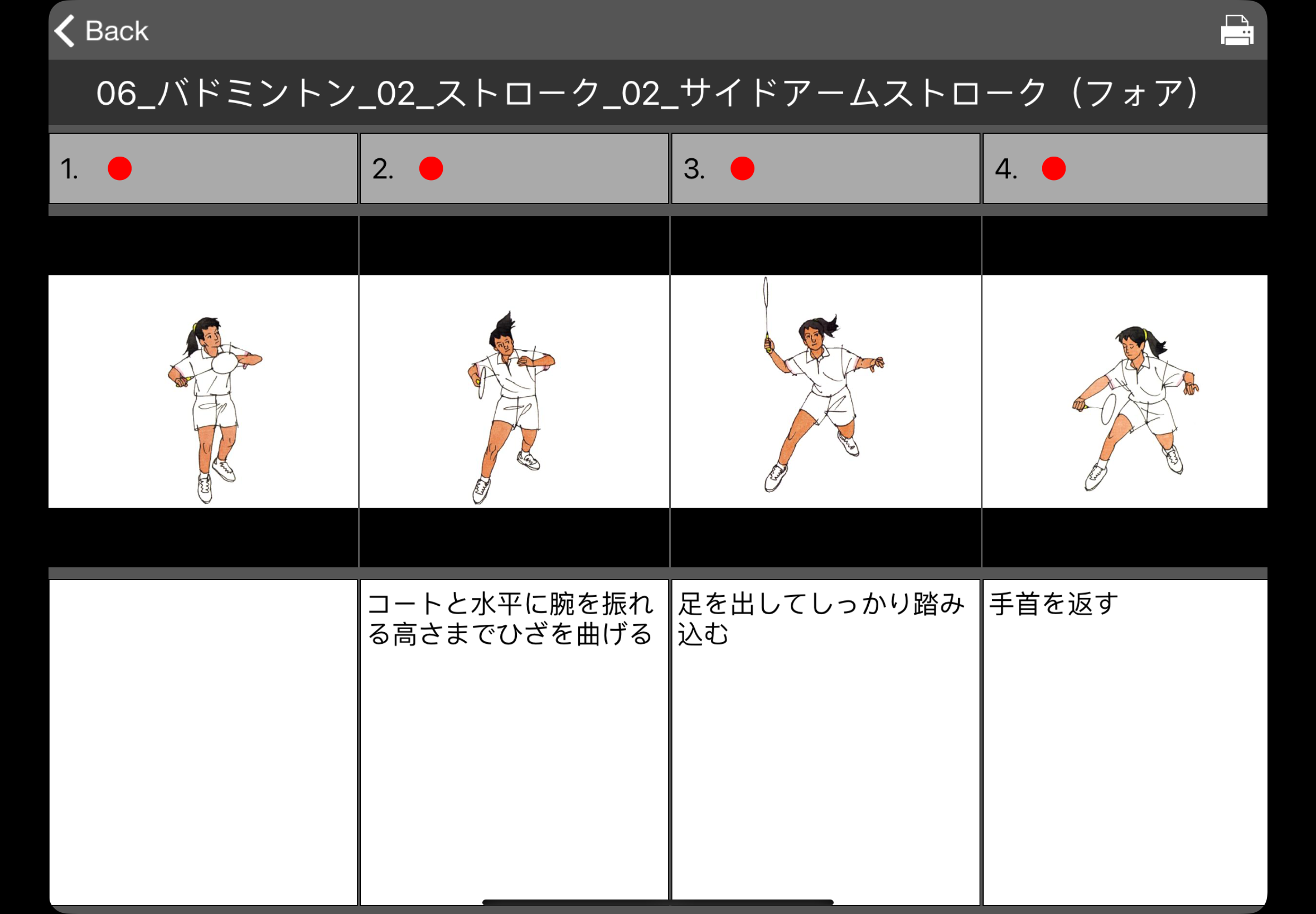 見ん者<sup>®</sup>学校版 あかつきお手本付き お手本確認画面